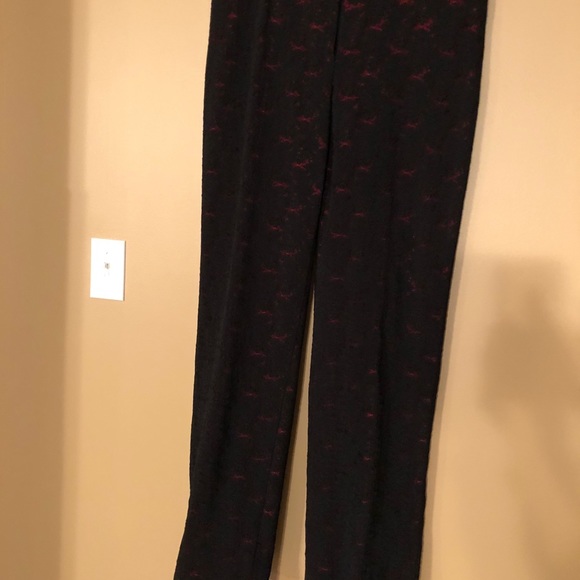 Joseph Ribkoff Size 14 black lace/red lined pants - Picture 2 of 5